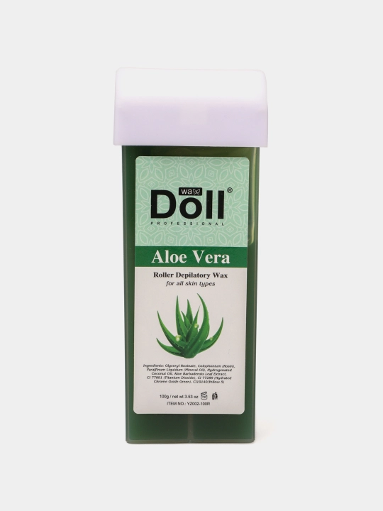 Professional Doll Wax kartrij mumi, depilyatsiya uchun mum kartrij, 100 gr