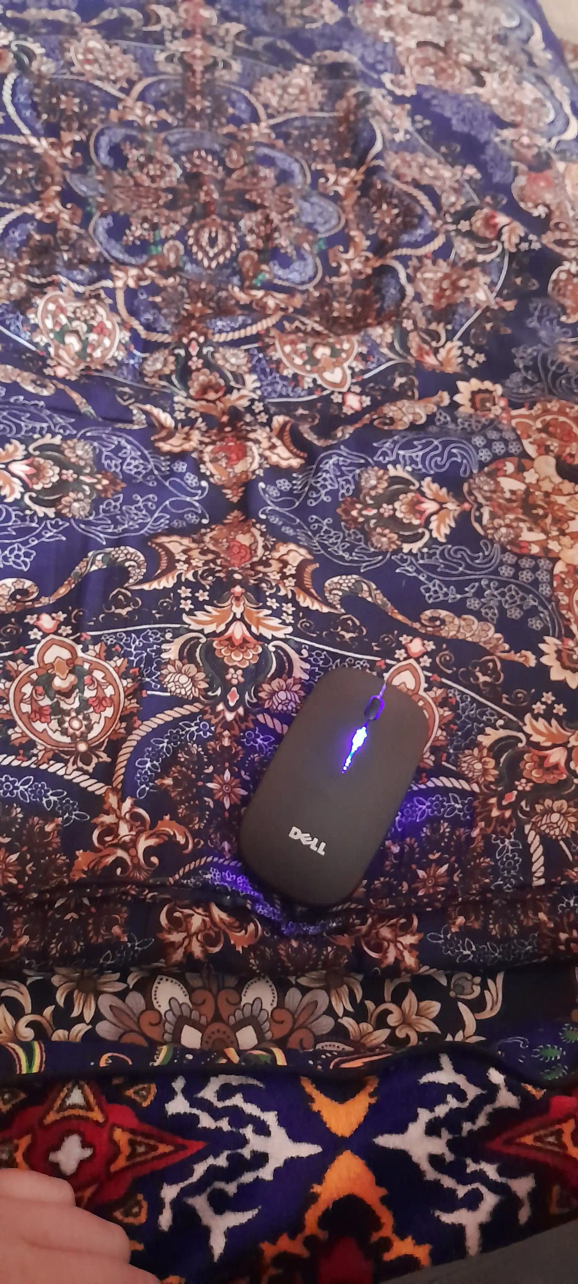 Kompyuter,noutbuk,planshet,telefon uchun simsiz smart sichqoncha,shovqinsiz,RGB yoritgichl
