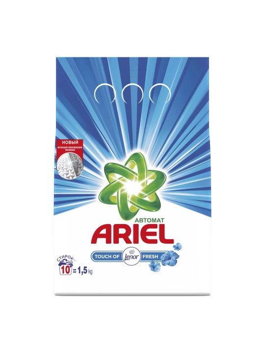 ARIEL kir yuvish kukuni Touch of Lenor Fresh 1,5 kg