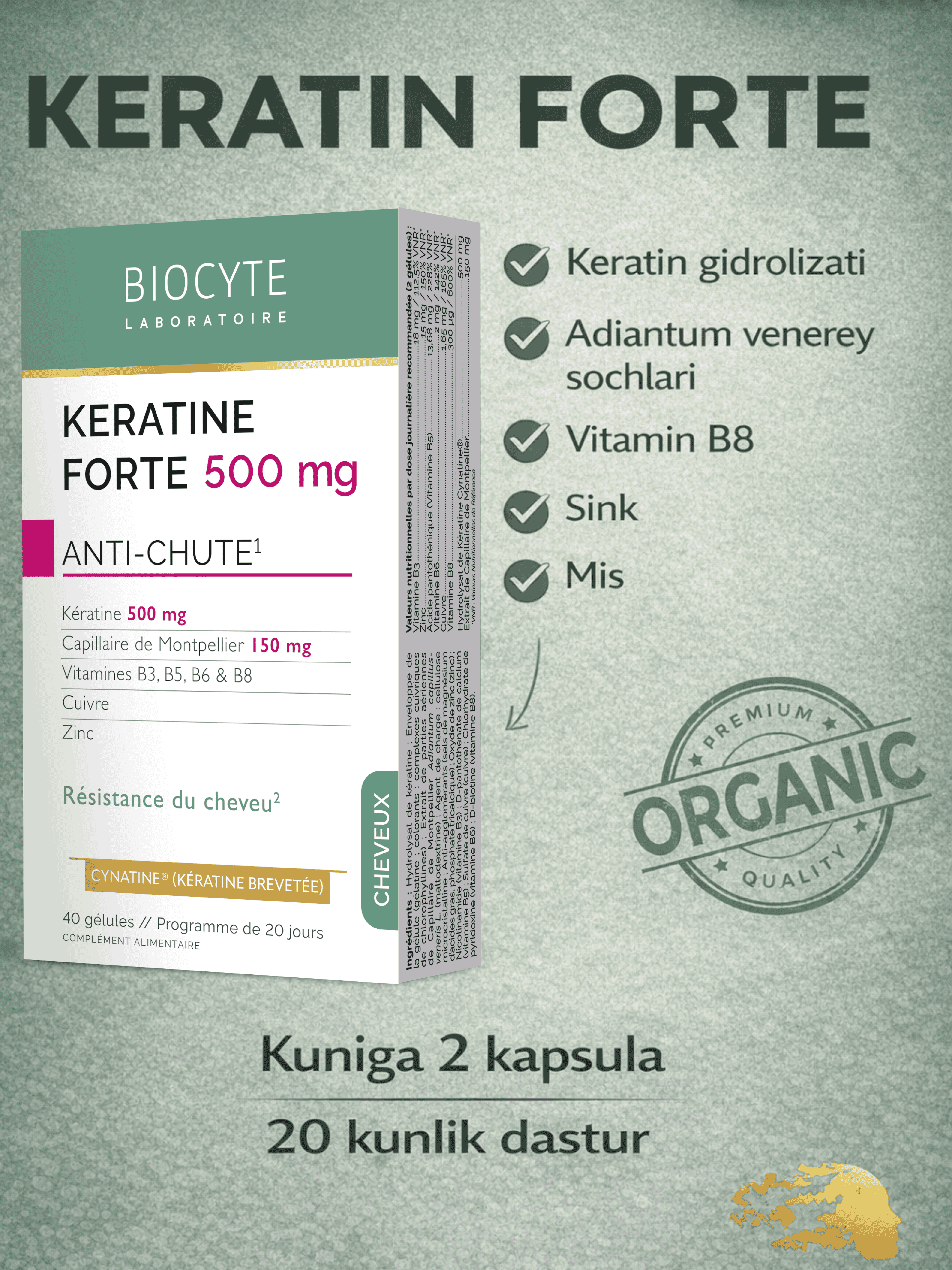Кератин Форте Biocyte