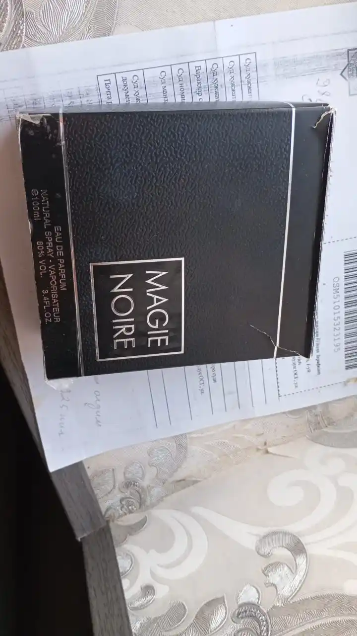 Erkaklar uchun parfyumlangav suv Megi Noire, 100 ml