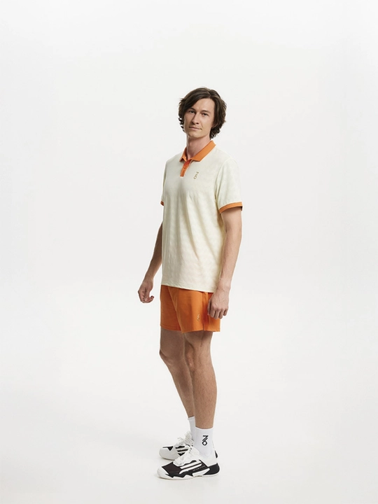 Erkaklar polo 7/6 Andy Polo Cream/Orange