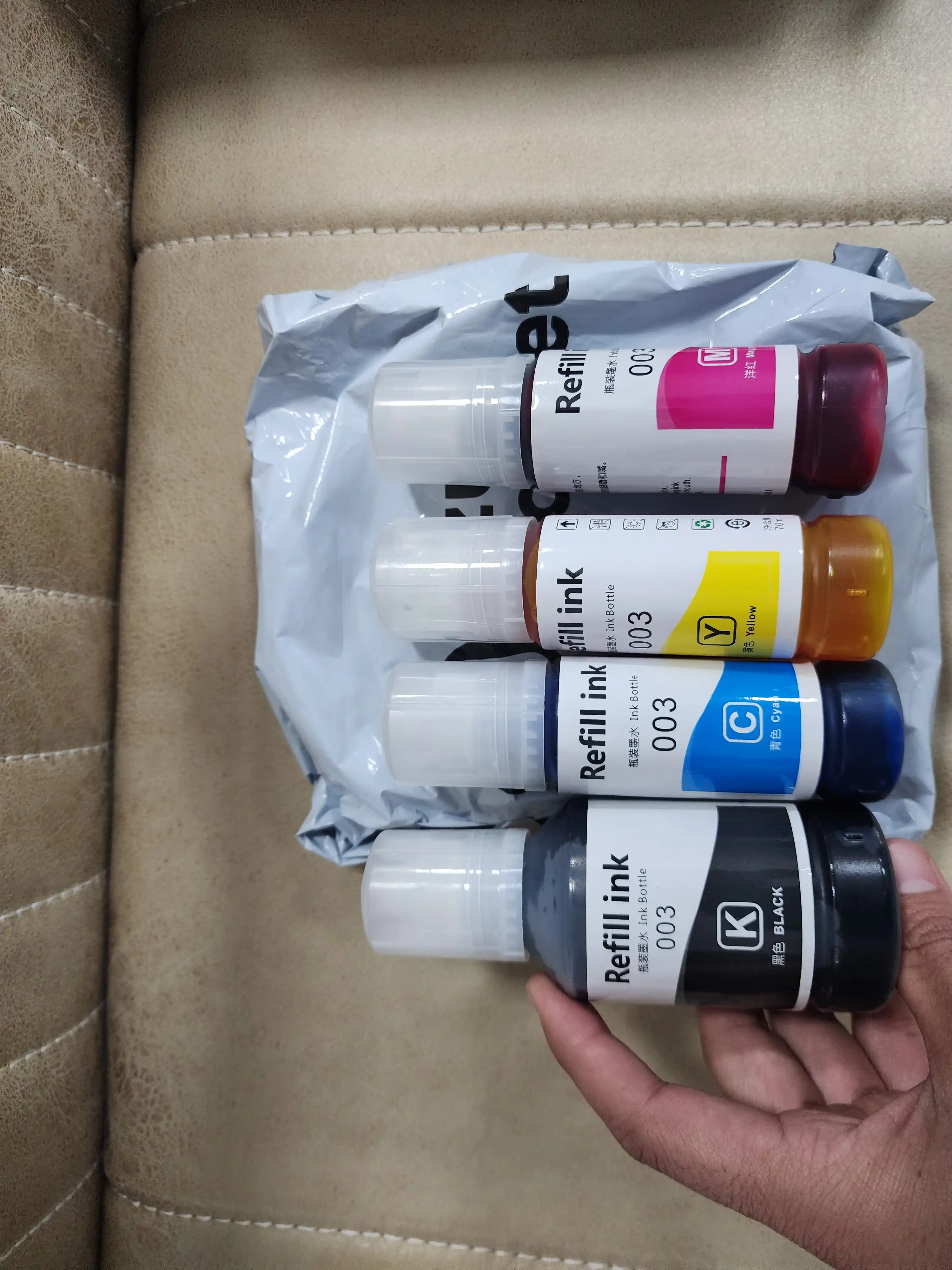 Комплект чернил Epson 103/003, 4 цвета