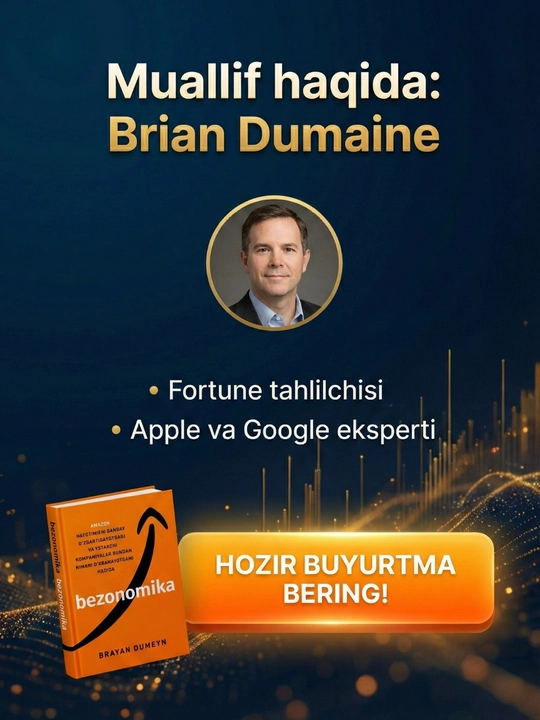 Brayan Dyumeyn: Bezonimika, Kitob, Biznes, Strategiya, Amazon, Marketing, Iqtisodiyot, Ai