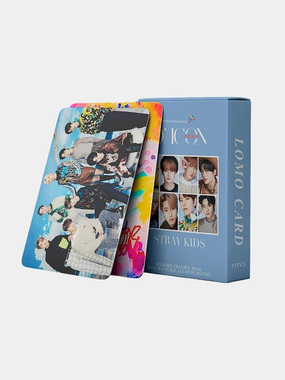 Коллекционные Lomo карты K-Pop Stray Kids, 55 штук, более 20 видов — ANKPOPR-1551633-НГОЛУБ