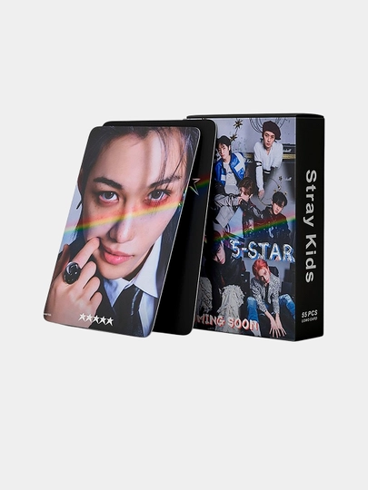 Коллекционные Lomo карты K-Pop Stray Kids, 55 штук, более 20 видов — ANKPOPR-1551633-МОЛОЧ