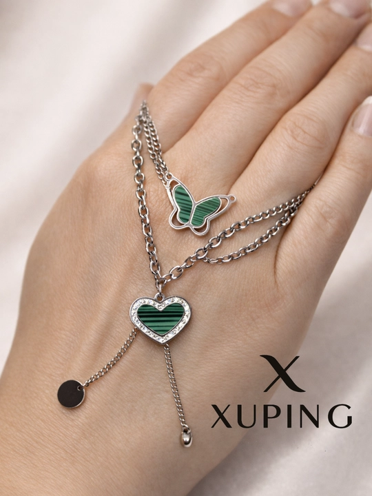 Цепочка XUPING женская с подвеской, украшение на шею - 