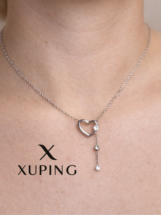 Цепочка XUPING женская с подвеской, украшение на шею
