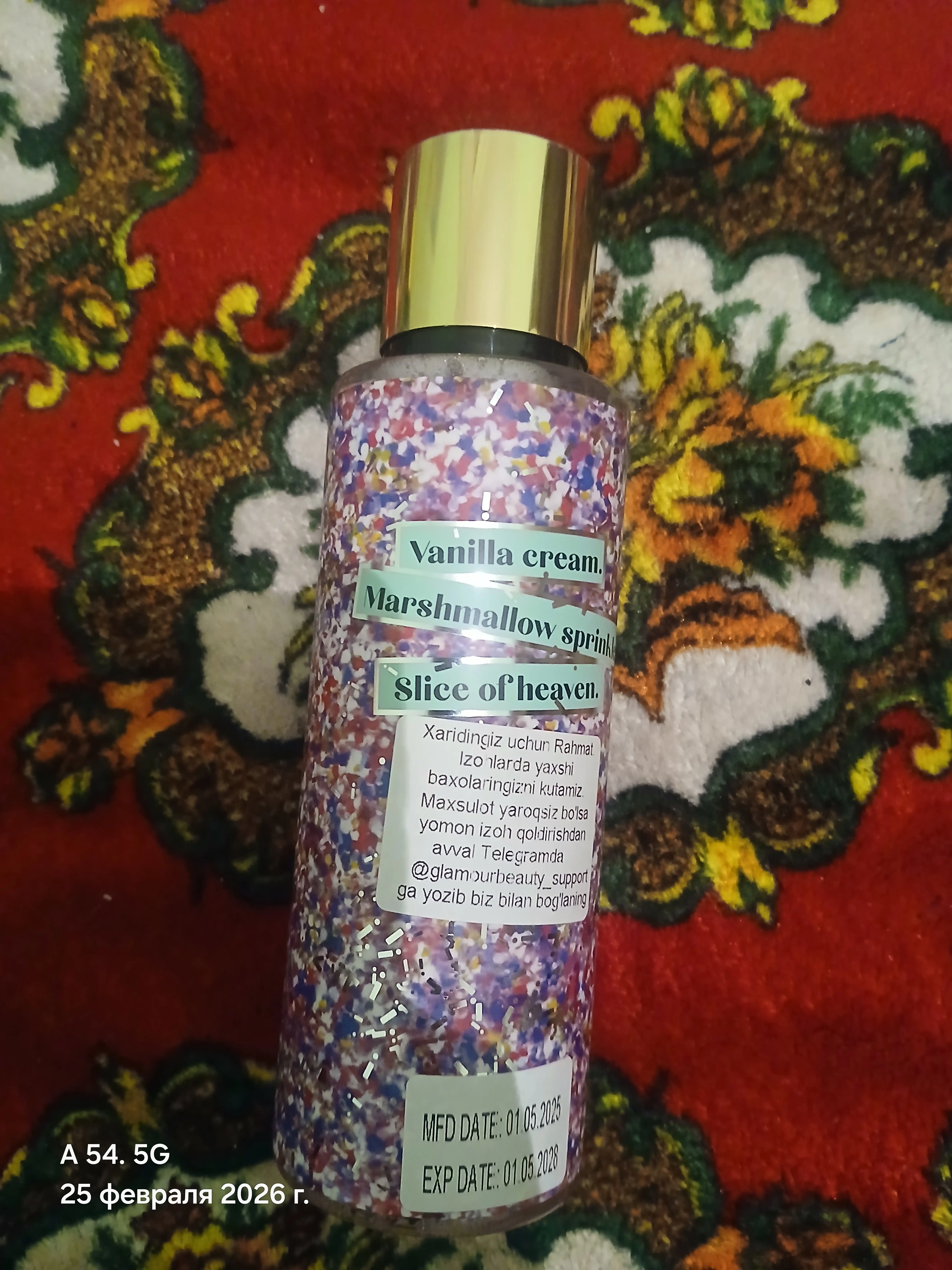 Спрей для тела, Парфюмированная Victorias Secret, Aqua Kiss Rush, Shimmer, Mist, 250 мл