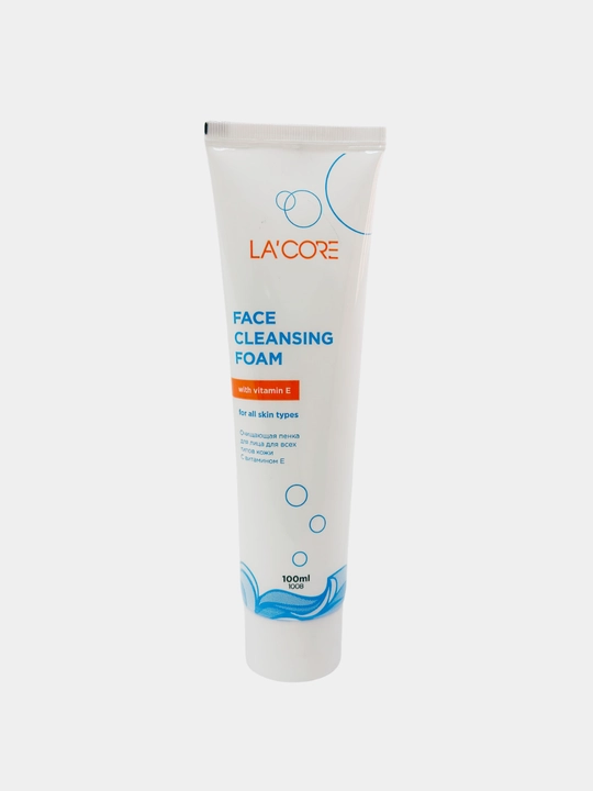 La'core, Face Cleansing Vitamin E - пенка для мягкого очищения лица, 100 мл
