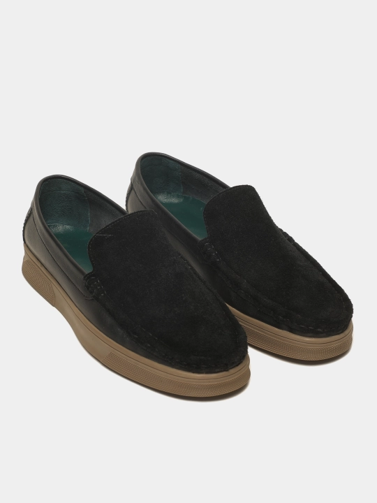 Clarks Erkaklar Charm Loafer Klassik Poyabzal, Qora  - 