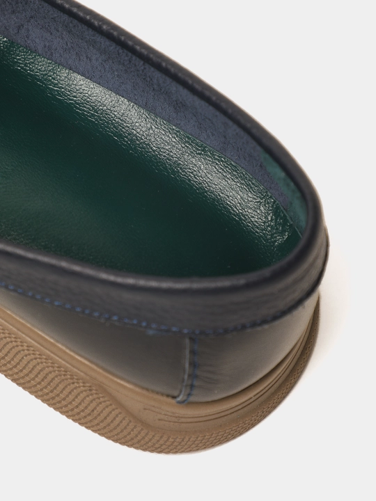 Clarks erkaklar charm mokasinlari, klassik poyabzal, qora