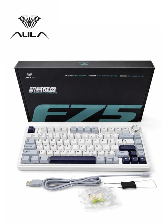 Механическая игровая клавиатура Aula F75 RGB - 