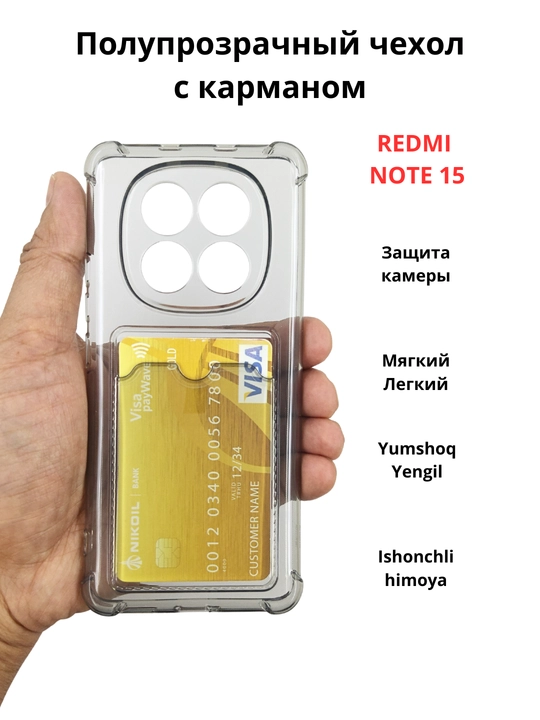 Чехлы для смартфонов Redmi Note 15 (4G)