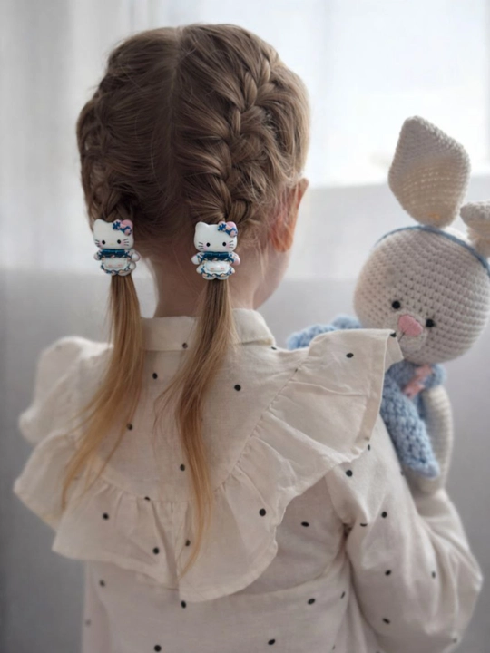 Очки и заколка, комплект для девочек 5-10 лет, очки, заколка