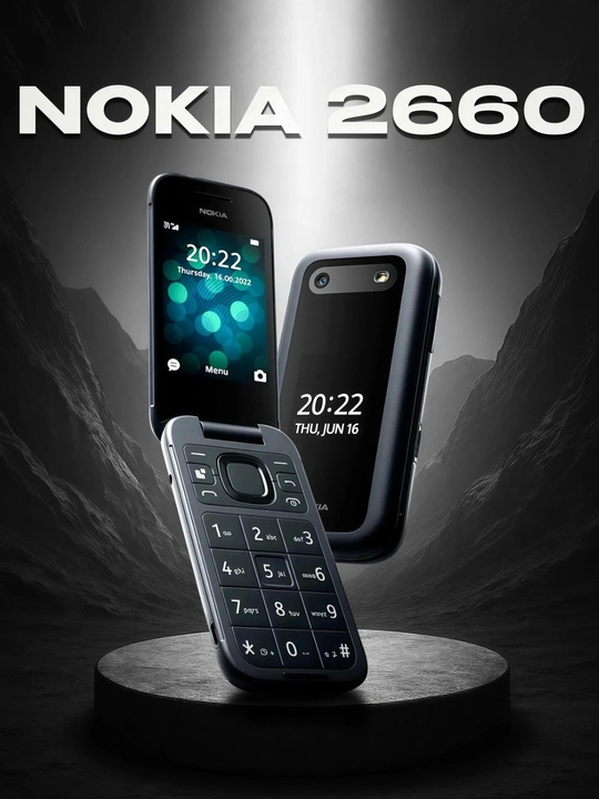 2660 tugmali telefon, Dual SIM, bukiluvchi, kuchli batareya va FM radioli - 