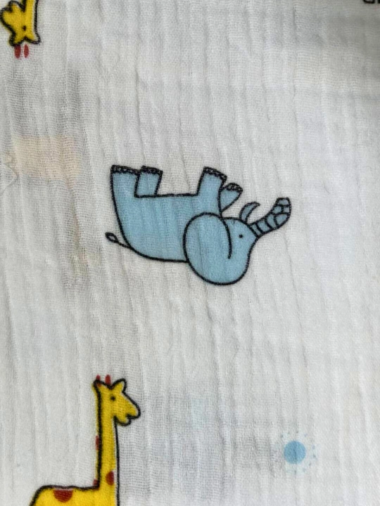 Yangi tug‘ilgan chaqaloqlar uchun yo‘rgaklar, muslin, 80*100 sm