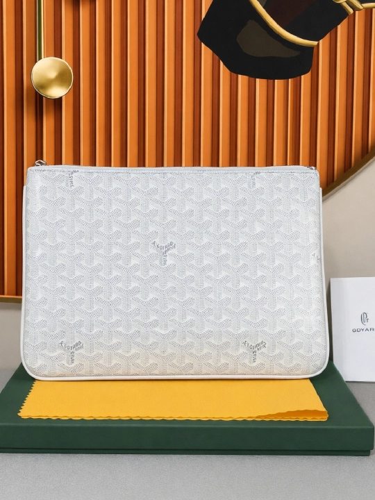 Сумка Goyard из эко-кожи для мужчин и женщин, в комплекте с коробочкой, клатчем и мужским