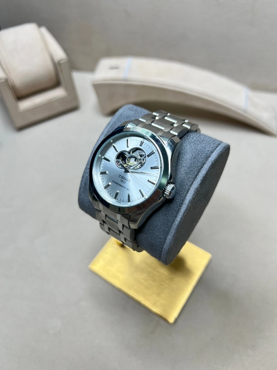 Мужские наручные часы Tissot с механикой,металлическим ремешком, документацией на рожке
