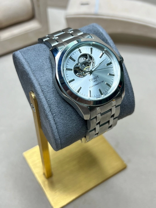 Мужские наручные часы Tissot с механикой,металлическим ремешком, документацией на рожке