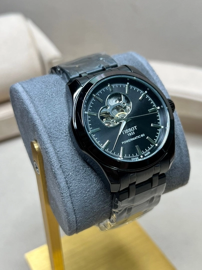 Мужские наручные часы Tissot с механикой,металлическим ремешком, документацией на рожке