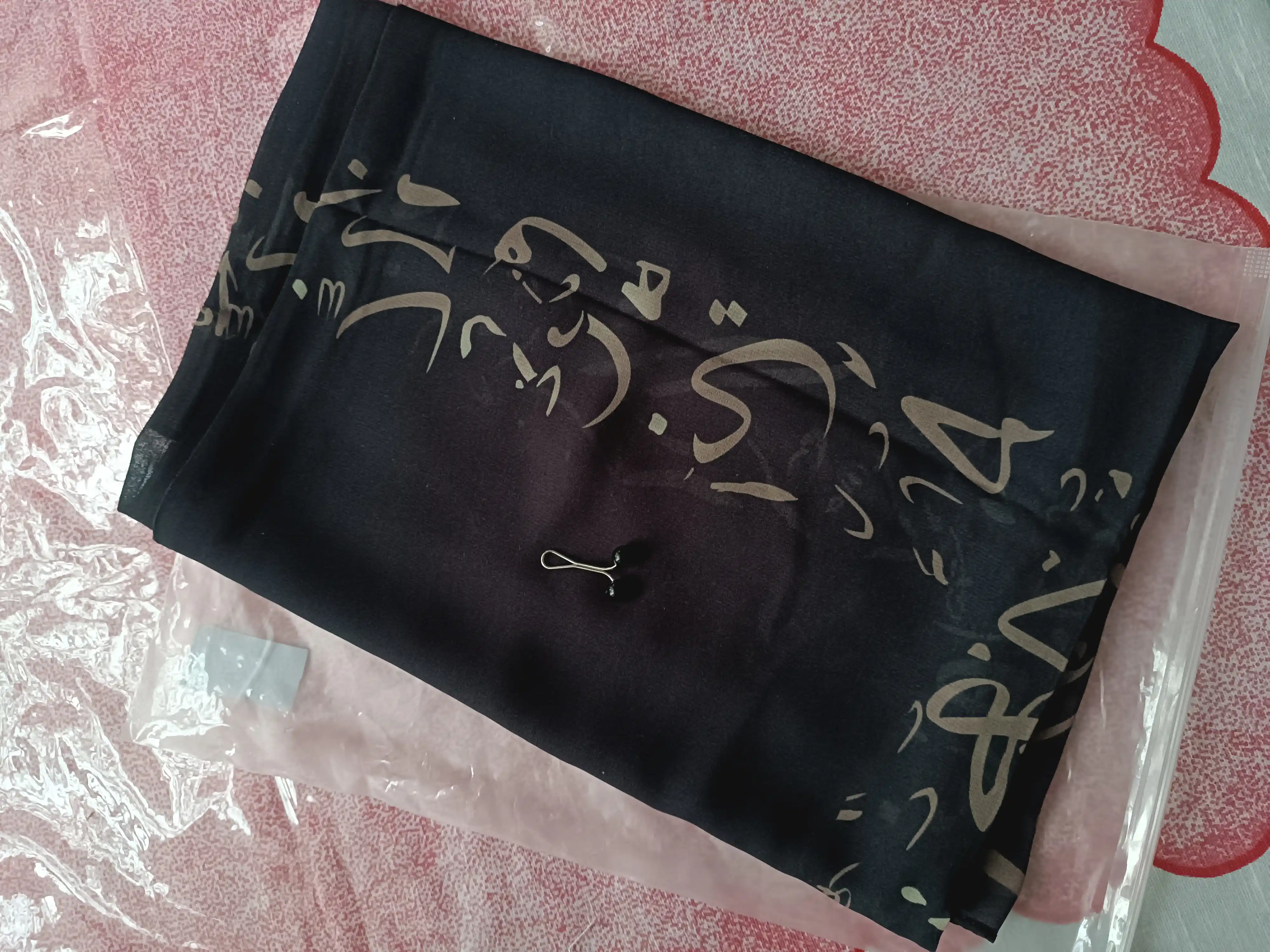Misr ro'mol ayollar uchun, krep-shifon ro'mol 120 x 120