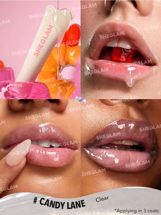 Блеск для губ SHEGLAM Crystal Glaze, Увлажнение, Блеск