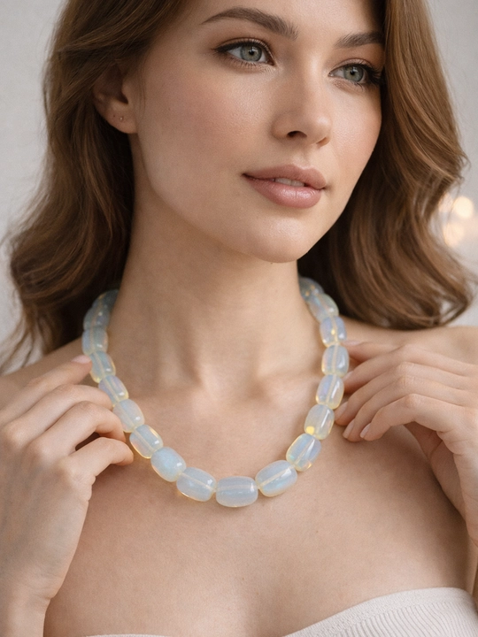 Ожерелье из опалита, 50 см