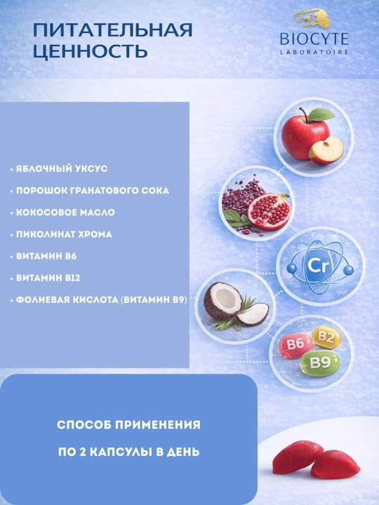 Мармелад для похудения Biocyte Les Gummies