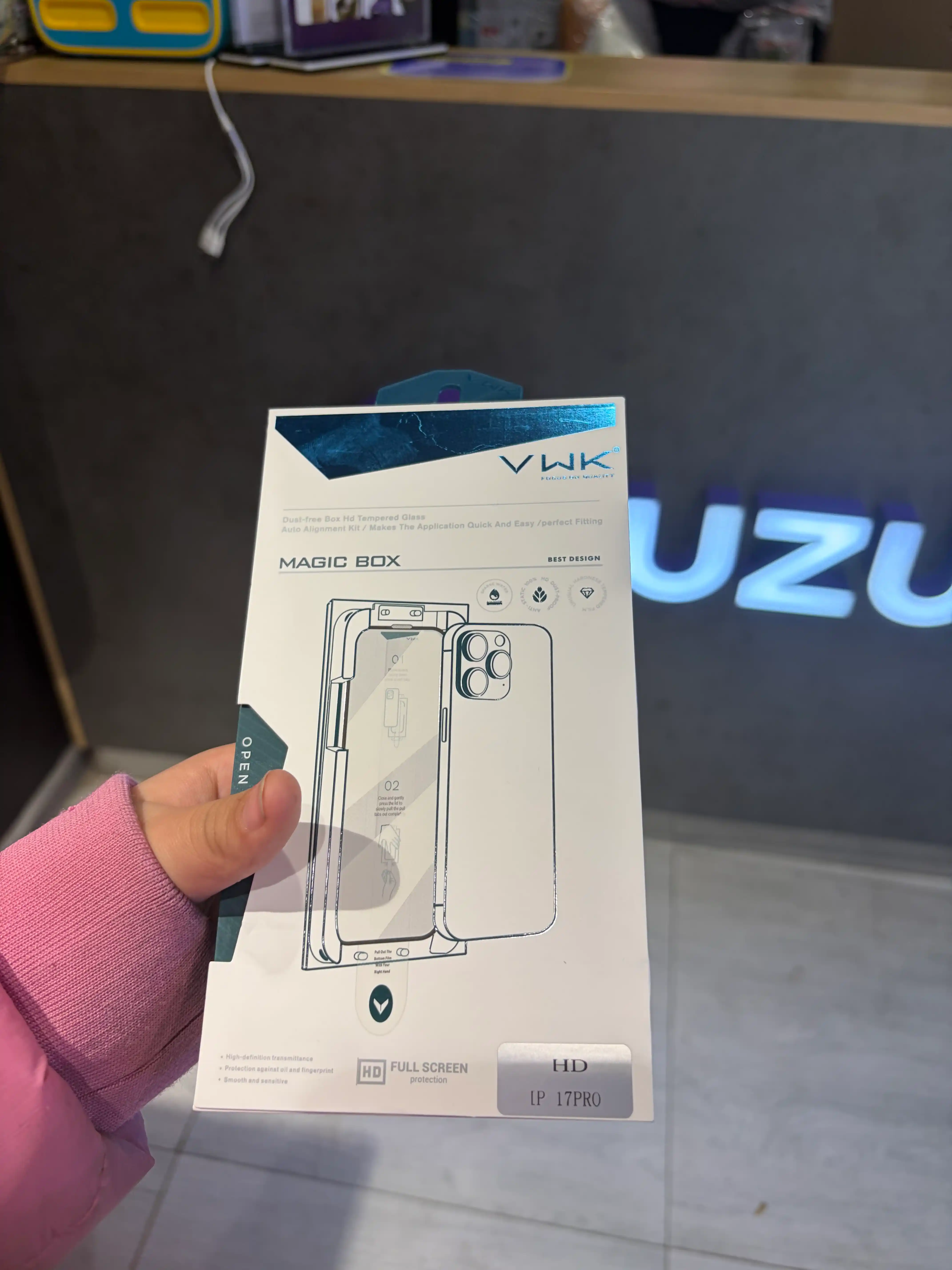 IPhone 16 pro, 16 pro max, 17 Air, 17 pro,17 pro max,18 pro, 18 pro max uchun himoya oynasi