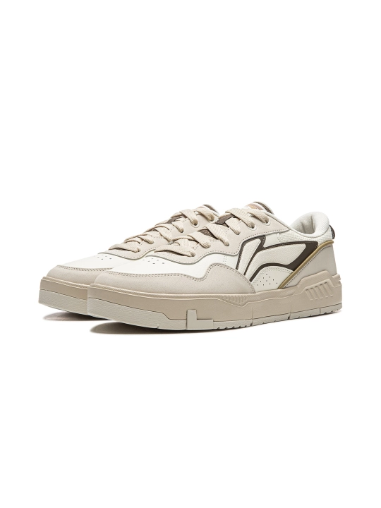Li-Ning Common 80s kedalari, shahar uchun past profil, sintetik charm va tekstil