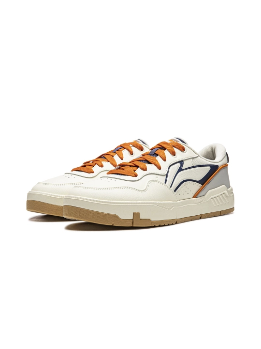 Li-Ning Common 80s kedalari, shahar uchun past profil, sintetik charm va tekstil