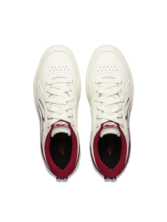 Li-Ning Common 80s kedalari, shahar uchun past profil, sintetik charm va tekstil