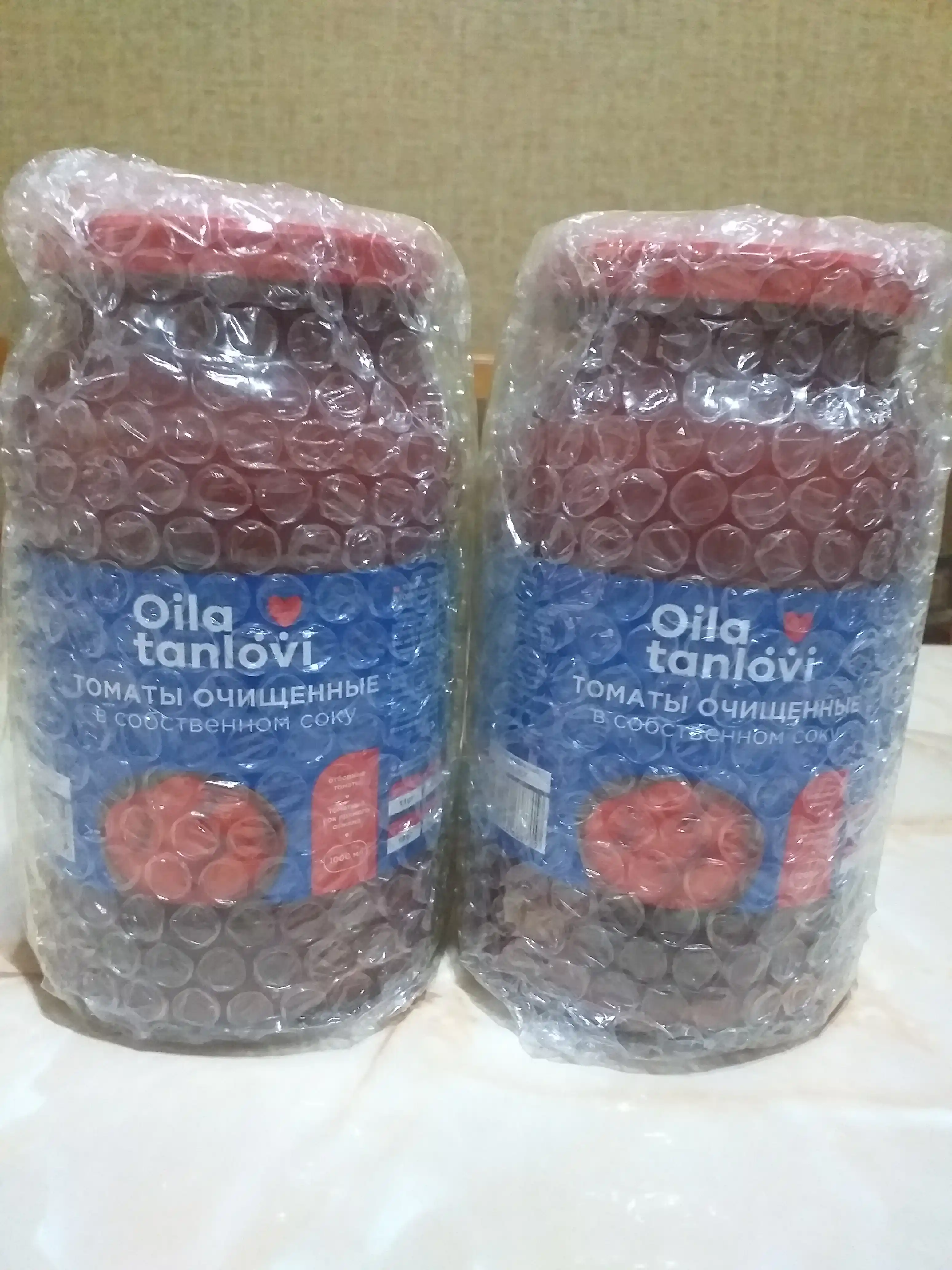 Pomidor sharbatidagi po'stidan tozalangan pomidorlar Oila Tanlovi, 1000 ml