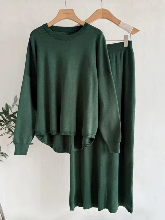 Ayollar trikotaj kostyumi – ikki qismli - EllyFashion