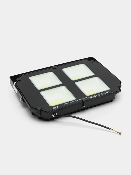 LED projektor URAN SDO 01 50W/100W/200W/300W/400W/500W/600W IP65 6500K qora ELT