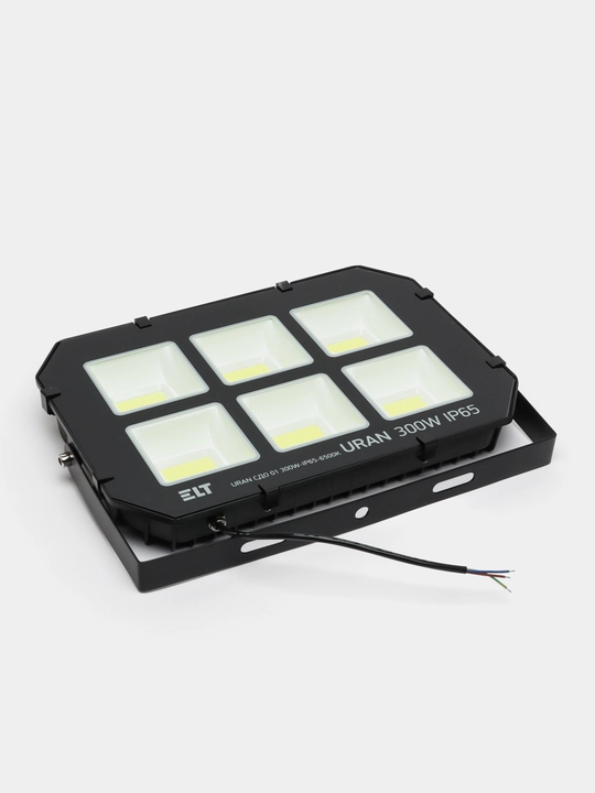 LED projektor URAN SDO 01 50W/100W/200W/300W/400W/500W/600W IP65 6500K qora ELT