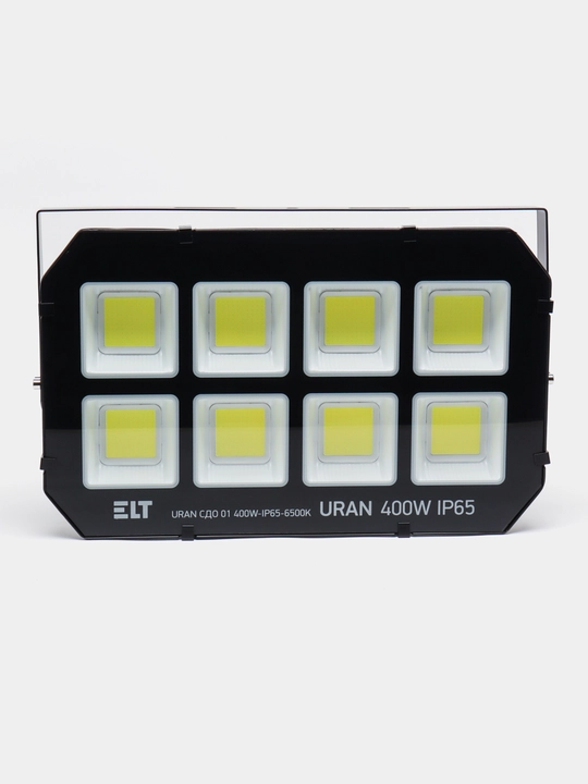 LED projektor URAN SDO 01 50W/100W/200W/300W/400W/500W/600W IP65 6500K qora ELT