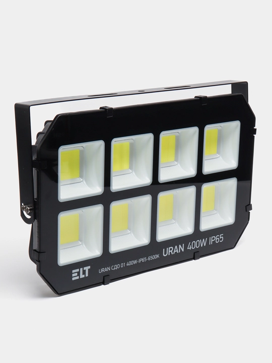 LED projektor URAN SDO 01 50W/100W/200W/300W/400W/500W/600W IP65 6500K qora ELT