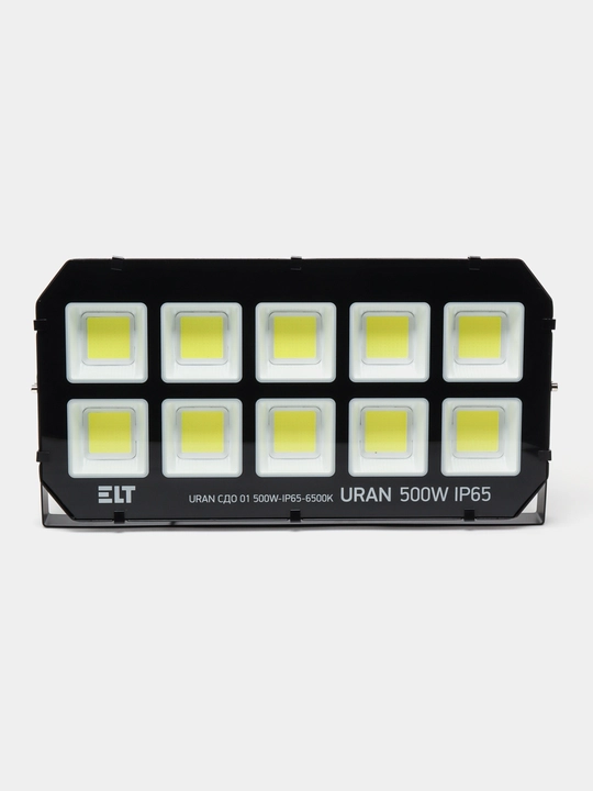 LED projektor URAN SDO 01 50W/100W/200W/300W/400W/500W/600W IP65 6500K qora ELT