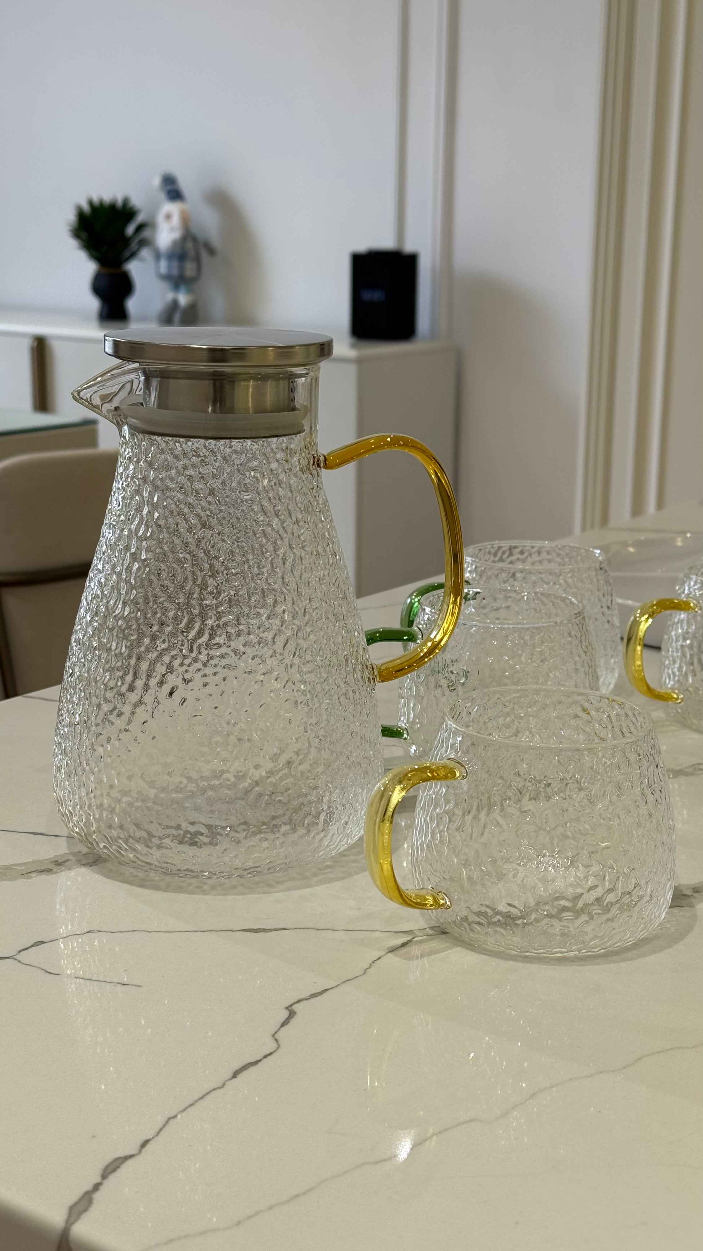 Borosilikat shishali krujka, 420 ml