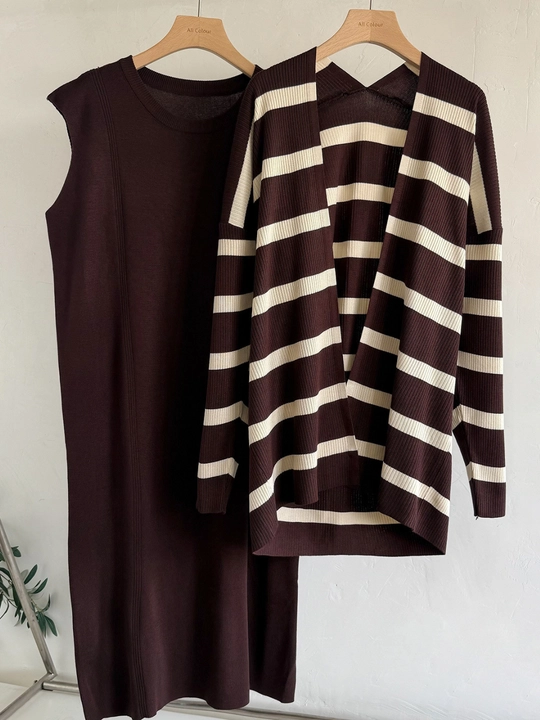 Ayollar trikotaj kostyumi – ikki qismli - EllyFashion