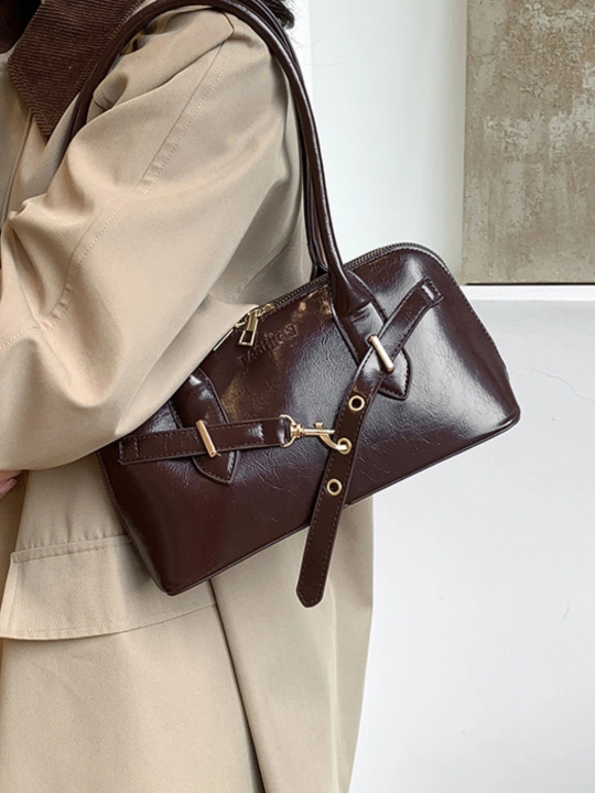 Ayollar sumkasi Jagura eko charm, yelkadan va crossbody taqiladigan, zamokli sumka