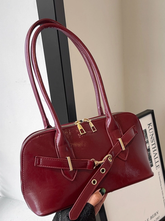 Ayollar sumkasi Jagura eko charm, yelkadan va crossbody taqiladigan, zamokli sumka