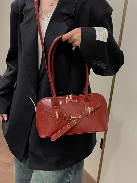 Ayollar sumkasi Jagura eko charm, yelkadan va crossbody taqiladigan, zamokli sumka