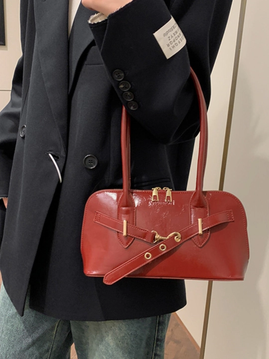 Ayollar sumkasi Jagura eko charm, yelkadan va crossbody taqiladigan, zamokli sumka