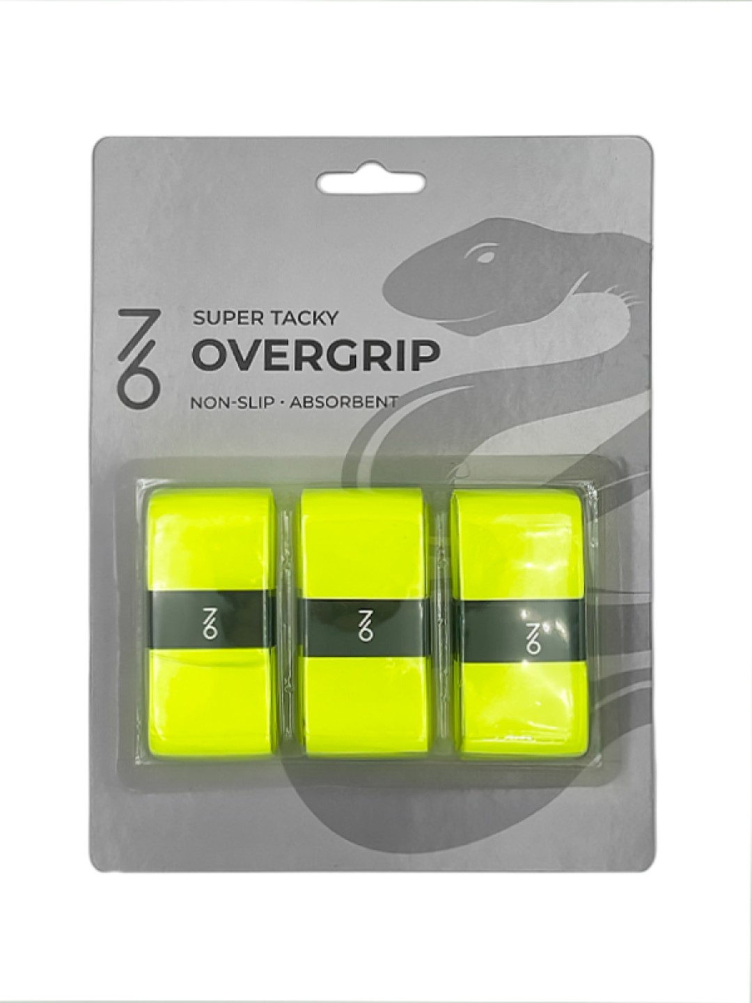 Овергрип 7/6 Padel Super Tacky Fluorescent Yellow 3 шт - 