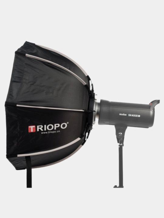 Студийный софтбокс Triopo KS2-55 / KS2-65 / S30, с сеткой, быстроскладной, Bowens