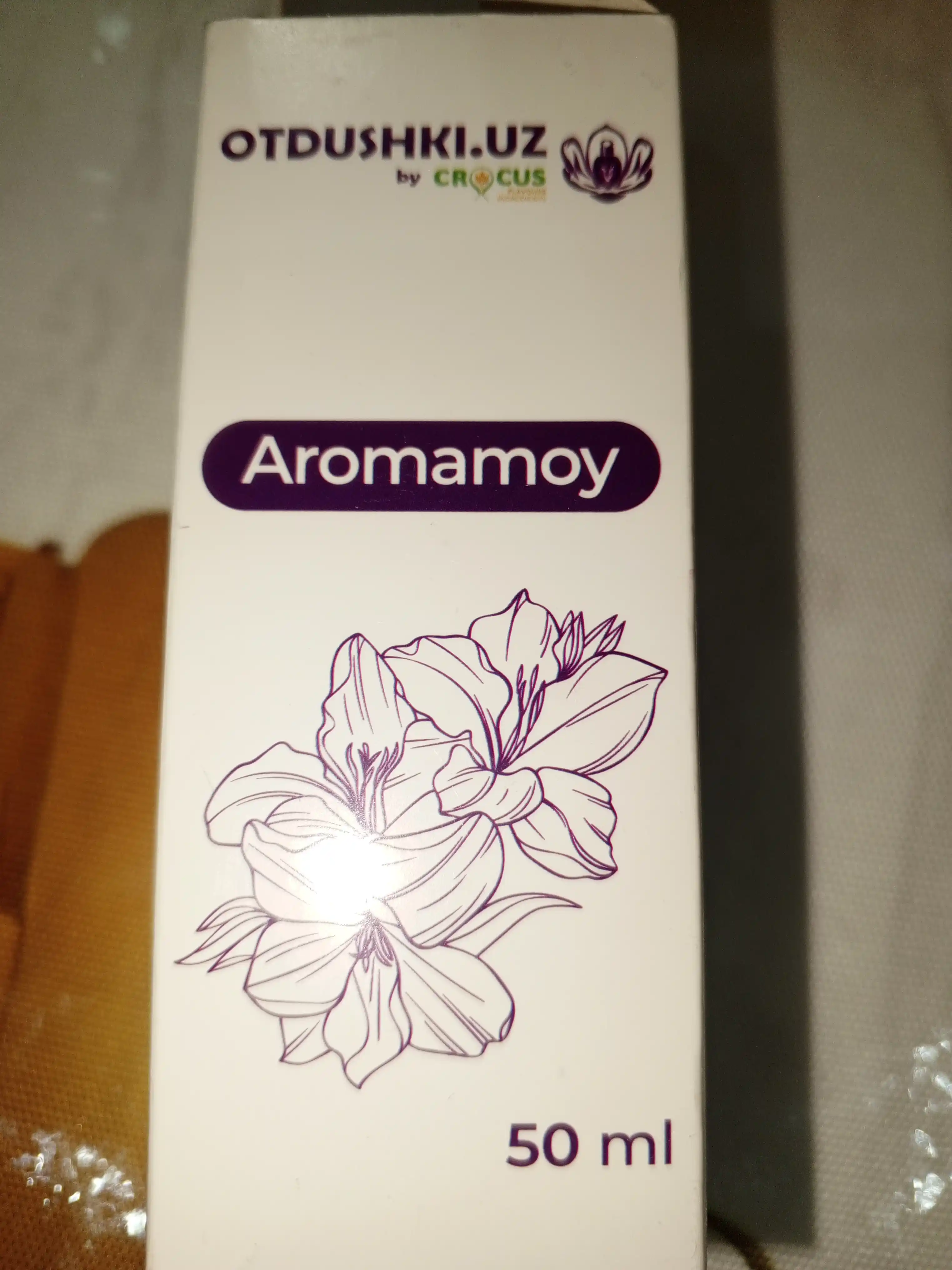 MMH seriyali sham va sovun uchun atirlar, qulay shisha dozatorli idishda, 50 ml
