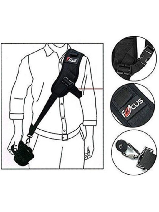 Плечевой ремень для камеры двойной и одинарный Quick Strap/универсальная система крепления